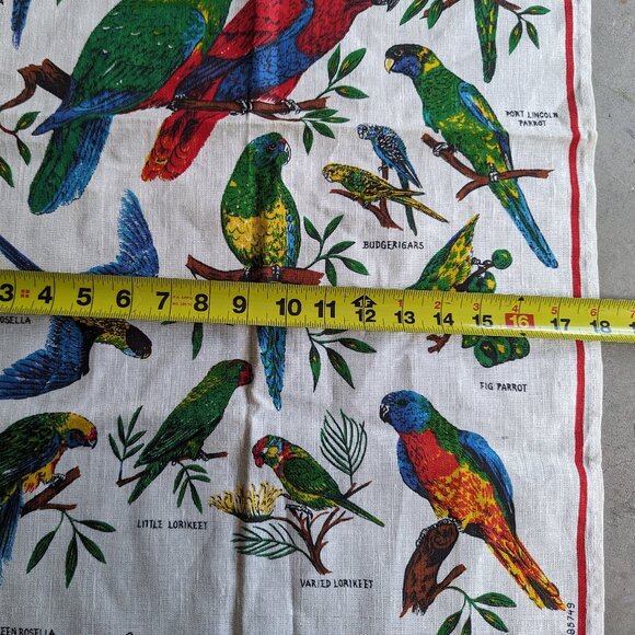 Australian Parrots Linen and Cotton Dish Towel - Picture 8 of 8